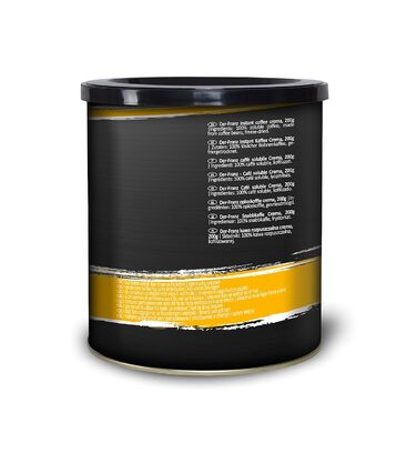 Растворимый кофе Crema, 100% арабика, 200 г Der-Franz
