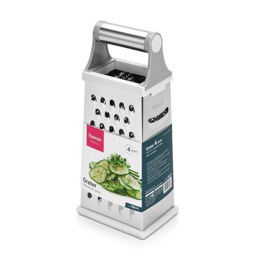 Терка чотиристороння Fissman 24,5 см нержавіюча сталь (18614)