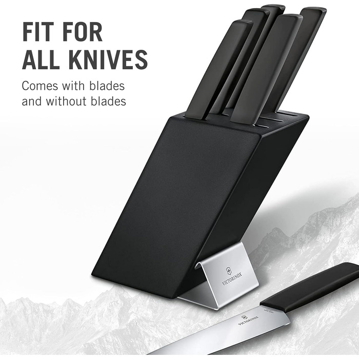 Набір кухонних ножів з дерев'яний блок для зберігання 7 предметів Victorinox