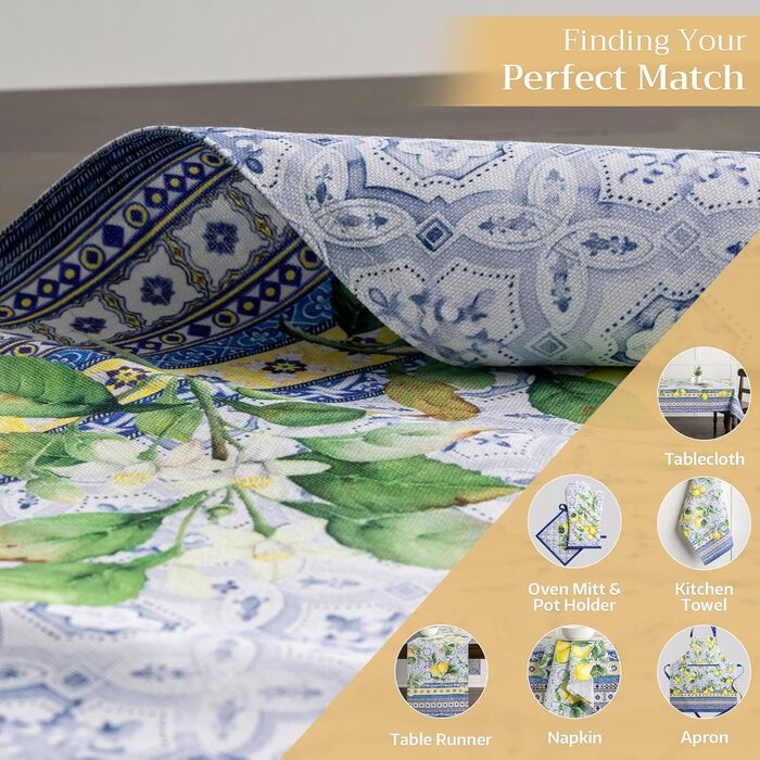 Бавовняні килимки для серветок, набір з 4 шт. , декоративні килимки для серветок, пасхальні килимки, що миються, для свят, вечерь, весни, літа (33 см x 48 см) (цитрусово-жовтий), 39Hermine 100