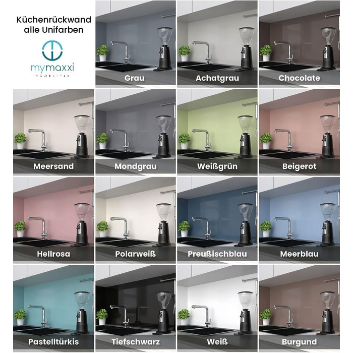 Самоклеящаяся матовая пленка для кухонного фартука 280 x 60 см MyMaxxi