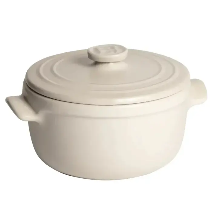 Кастрюля порційна 17 см 0,55 л, бежевий 098407 Solo Mini Emile Henry