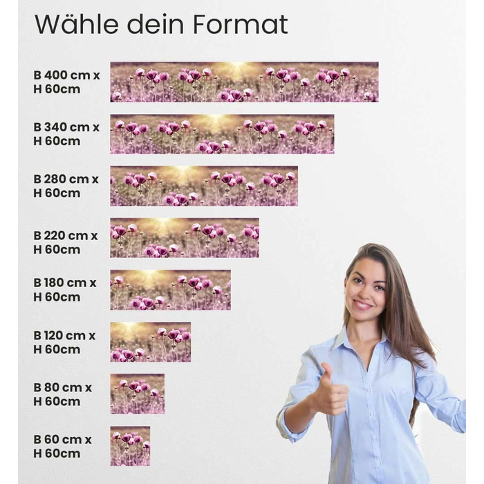 Самоклеящаяся брызгозащитная пленка 60 x 60 см MyMaxxi