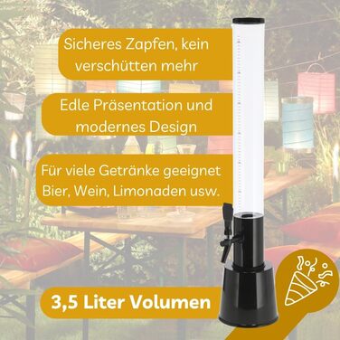 Диспенсер для напитков с краном и крепежным блоком 2 шт 3 л HLKauf