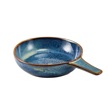 Тарілка глибока 15.5 см з ручкою, Terra Porcelain Aqua Blue, GenWare