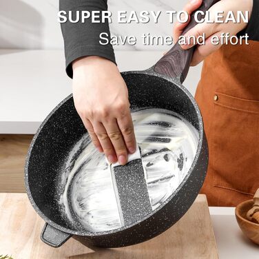 Сковорода с антипригарным покрытием и крышкой 26 см Kordisen