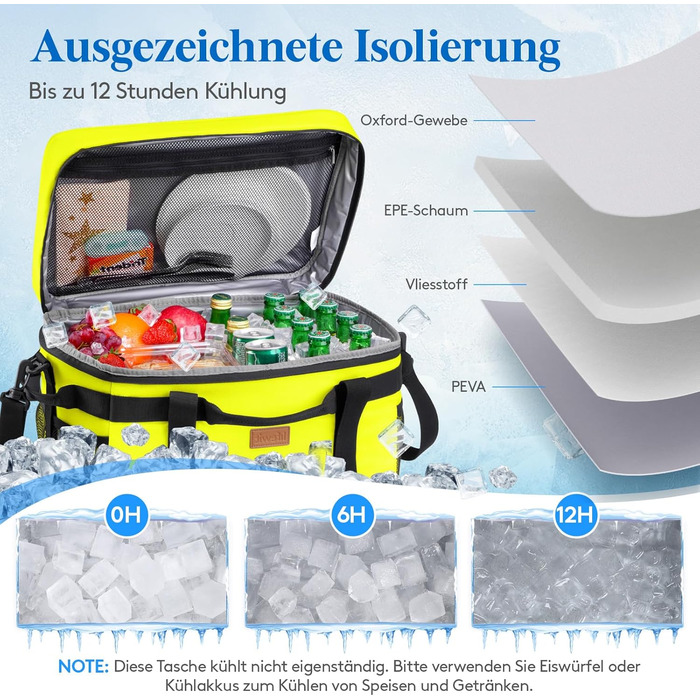 Термосумка 30 л яблучно-зелений Lifewit