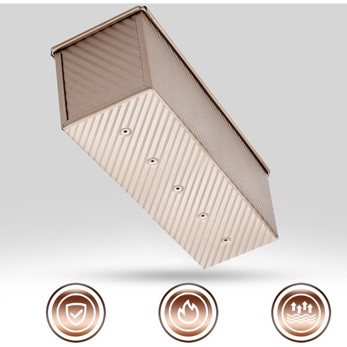 Форма для випікання хліба 1000 г з кришкою, 35x14x12 см Lonely high heels