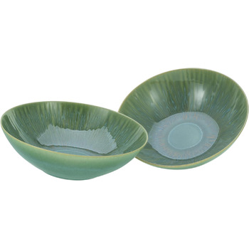 Серія Sea Breeze зелений, набір посуду, 18 предметів (набір мисок, зелений), 10688