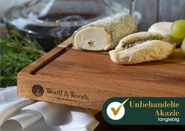 Доска для нарезки из акации 35 х 25 см Woolf & Woods