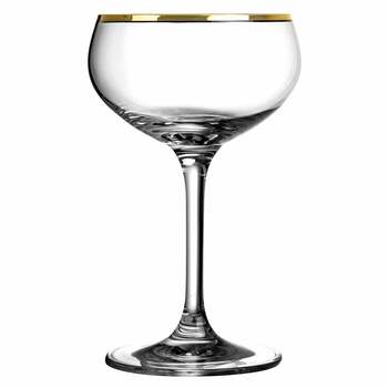 Келих для коктейлю 210 мл, Coupe, Retro Gold Rim, Urbanbar (Урбанбар)