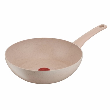 Сковорода ВОК Tefal Delight,28см, алюминий, бакелит, бежевый
