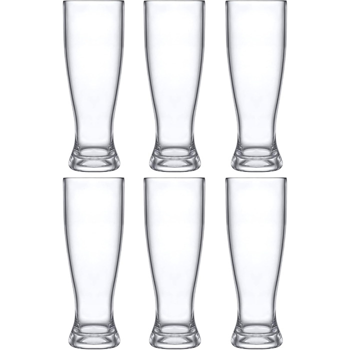 Набір пластикових пивних келихів 625 мл Amazing Abby