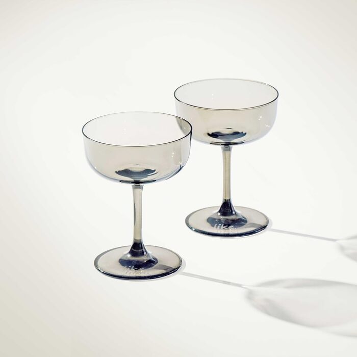 Набір з 2 келихів для шампанського 120 мл, сірий Like Glass Villeroy & Boch