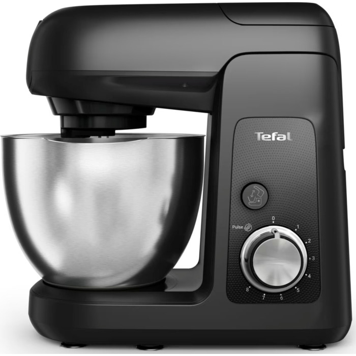 Tefal Кухонна машина Bake Partner 1100Вт, чаша-метал, корпус-пластик, насадок-6, чорний