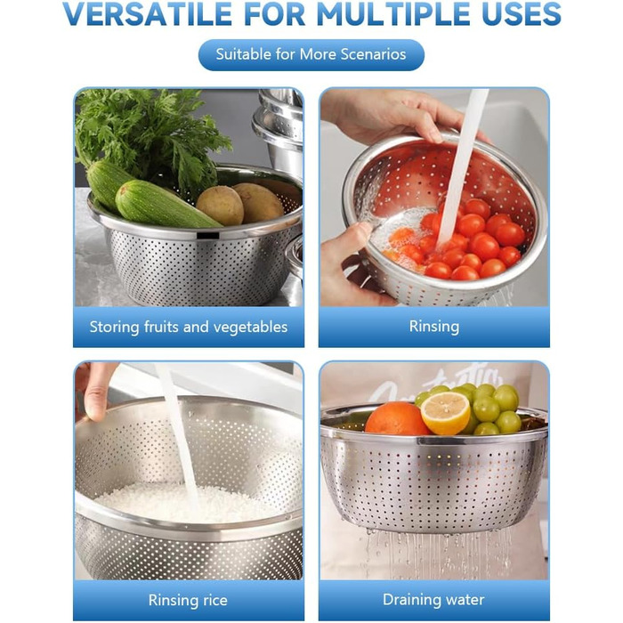 Дуршлаг из нержавеющей стали 30 см MOUMOUTEN