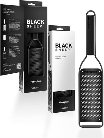 Терка 30 см дрібна, чорна Black Sheep Microplane