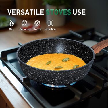 Набір кухонного посуду, 30 предметів, чорний Kitchen Academy