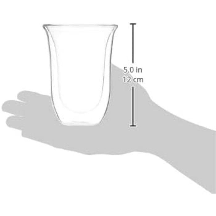 Набор из 2 стаканов для латте макиато 330 мл De'Longhi