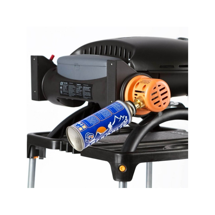 КОМПЛЕКТ Портативний переносний газовий гриль O-GRILL 500, зелений + шланг в подарунок! Код: 013367