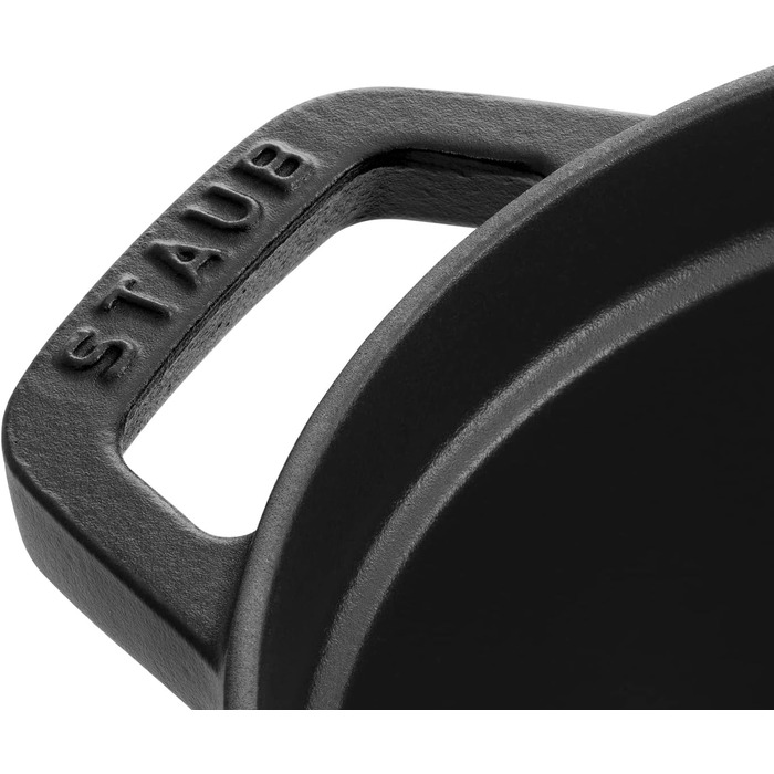 Чавунна жаровня/кокот STAUB, овальна 6,7 л, (41 см, чорна)