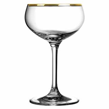 Келих для коктейлю 210 мл, Coupe, Retro Gold Rim, Urbanbar (Урбанбар)