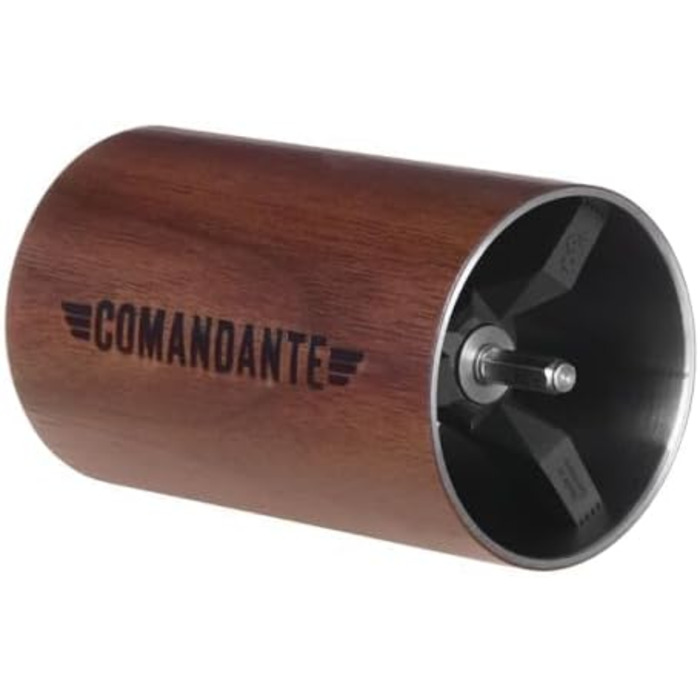 Кавомолка COMANDANTE C40 MK4 Nitro Blade Liquid Amber/Нержавіюча сталь, Срібно-коричнева (Коричнева)