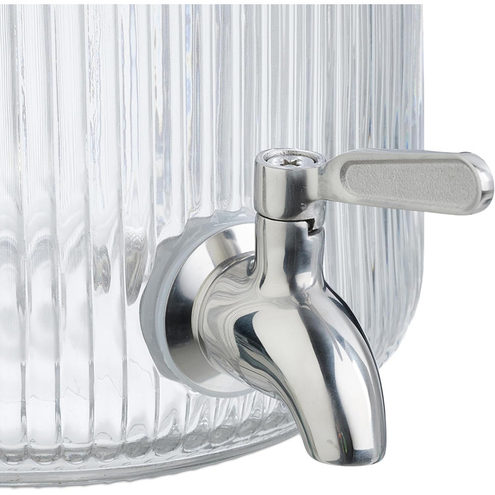 Диспенсер для напоїв з краном та кришкою 4 л Relaxdays