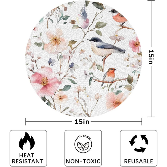 Салфетки для обеденного стола 6 шт 38 см Mexpekil