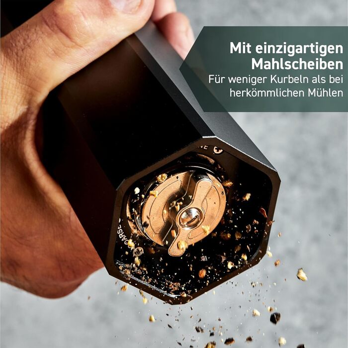 Мельница для перца 24 см черная HexClad