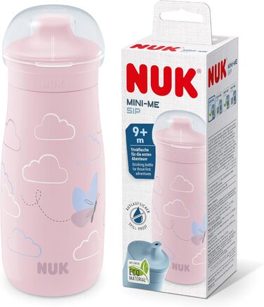 Нічна навчальна пляшка Чашка Sippy зі світловим ефектом 12 місяців Герметичний з жорстким носиком для пиття Кліпса і захисний ковпачок Без BPA 300 мл Планети, 10255678 (рожевий, Mini-Me Sip)