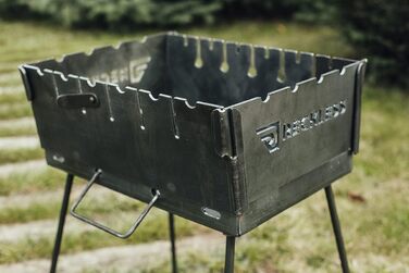 Набір портовиного мангала та 6 шампурів з чохлом для гриля KL - 6/3