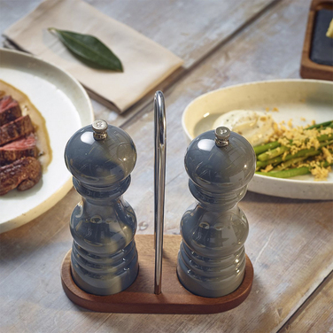 Млин для солі та перцю, 17.5 см, сіра, GenWare