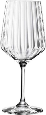 Набір келихів для білого вина з 4 предметів, кришталевий келих, 440 мл, Spiegelau LifeStyle, 4450172 (Набір келихів для червоного вина, 4 шт.)