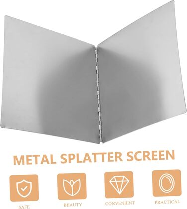 Захист від бризок олії з нержавіючої сталі 30 х 30 см DEARMAMY