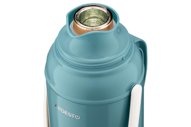 ARDESTO Thermos Gemini Gourmet 2000 мл, Пластик, Стеклянная колба, Синий