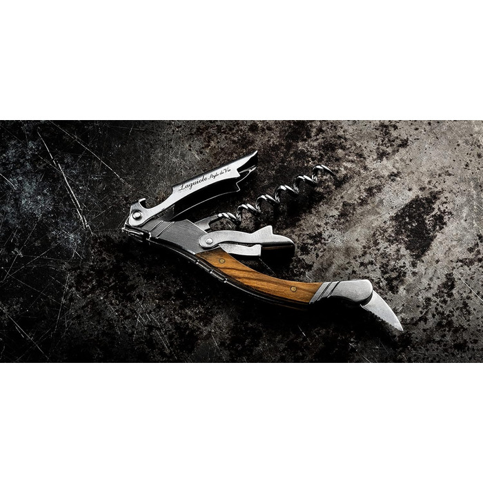 Штопор с открывалкой для бутылок и ножом для фольги Laguiole Style de Vie