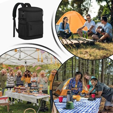 Терморюкзак 17 л чорний Dtaigou