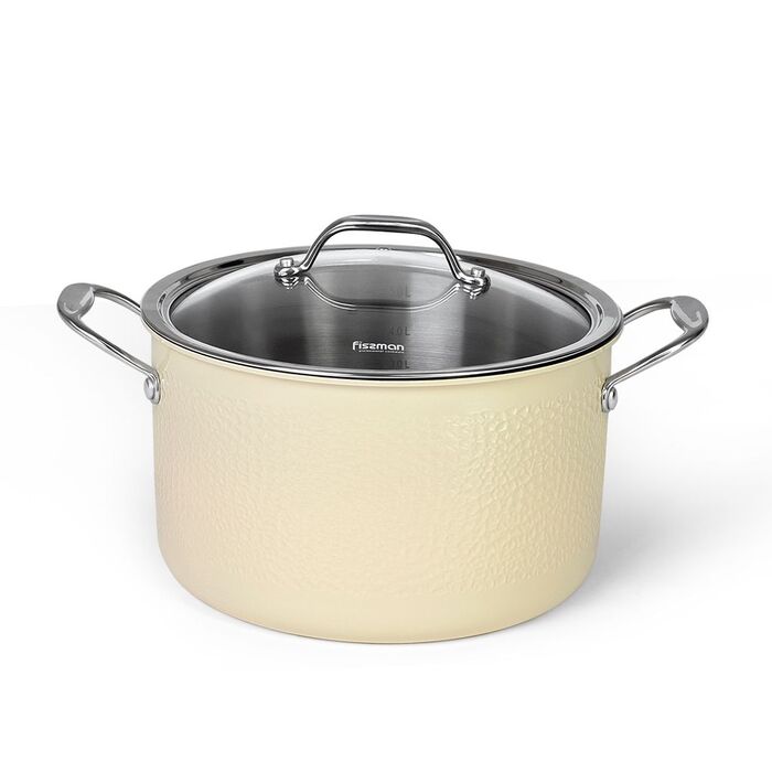 Кастрюля Fissman BRIGITTE 24x13,5 см/6 л с крышкой (5463)