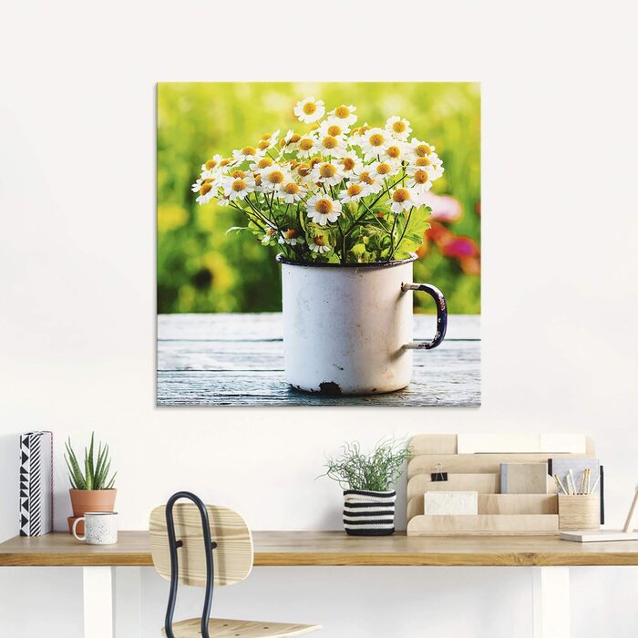 Картина цільна 40 x 40 см "Ромашки" ARTLAND