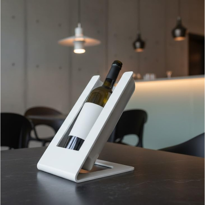 Акумуляторний охолоджувач для пляшок та вина, чорний глянцевий, зі змінним акумулятором