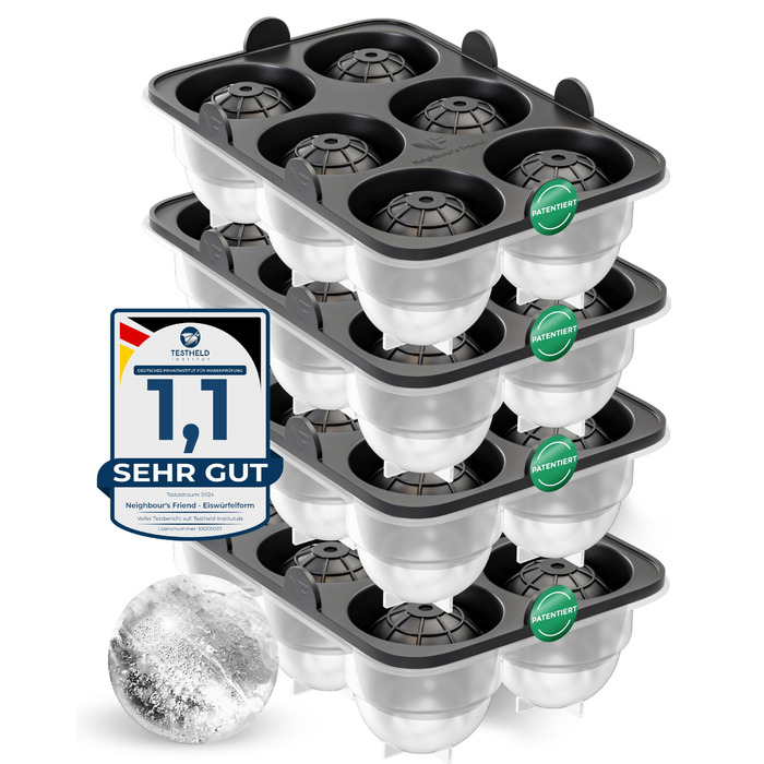 Набор форм для льда 4 шт Neighbour's Friend