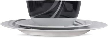 Набір посуду Kitchen-Profi Basics, 18 предметів, для 6 осіб (Swirl)