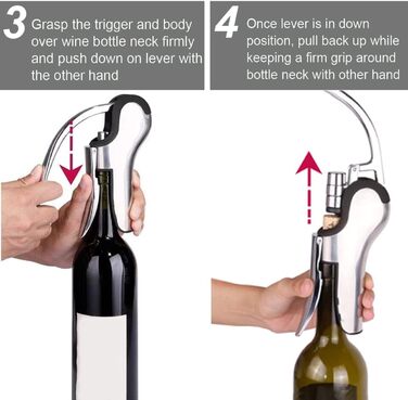 Відкривачка для пляшок з нержавіючої сталі з вбудованим ножем KAYCROWN