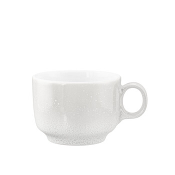 Чашка для кави 0,21 л з ручкою, біла Sento Home Aura White Seltmann Weiden