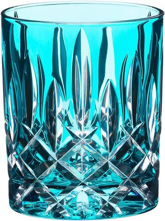Цветные бокалы для виски в индивидуальной упаковке, Стакан для виски из хрустального стекла, 295 мл, (Бирюзовый)