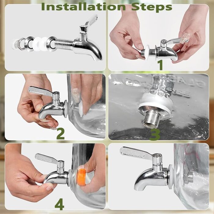 Диспенсер для напитков с краном 4 л Hiziwimi