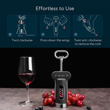 Штопор 3-в-1 KITCHENDAO