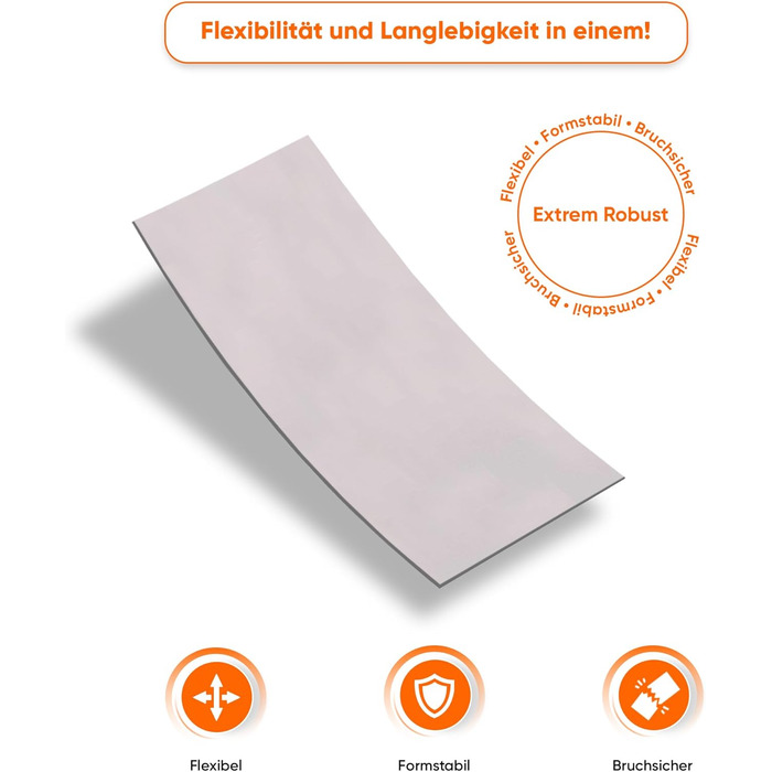 Стінові панелі IZODEKOR під мармур 60x120 см Панель для кухонного фартуха ПВХ-облицювання стін для кухні, ванної кімнати Бризкозахисний екран для кухні Водонепроникний та термостійкий (4 панелі, колір лебединий білий)