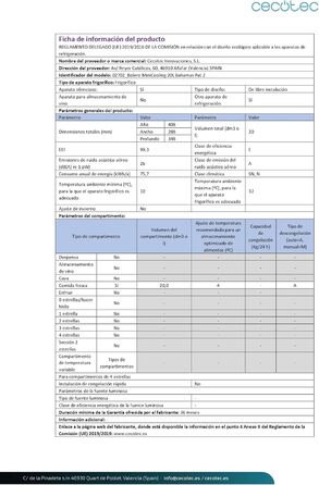 Міні-холодильник 20 л золотистий Bolero MiniCooling Bahamas Cecotec